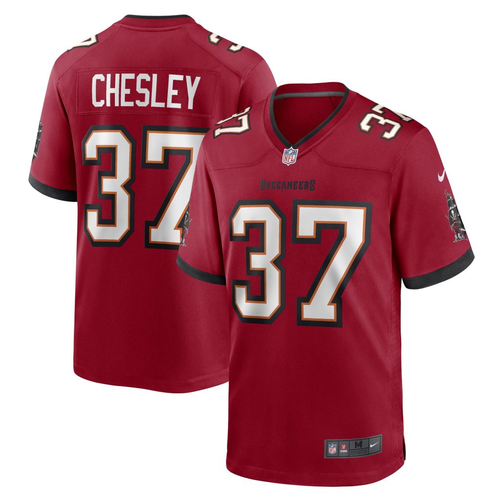 Men's Tampa Bay Buccaneers Anthony Chesley Nike Red Game Player Jersey