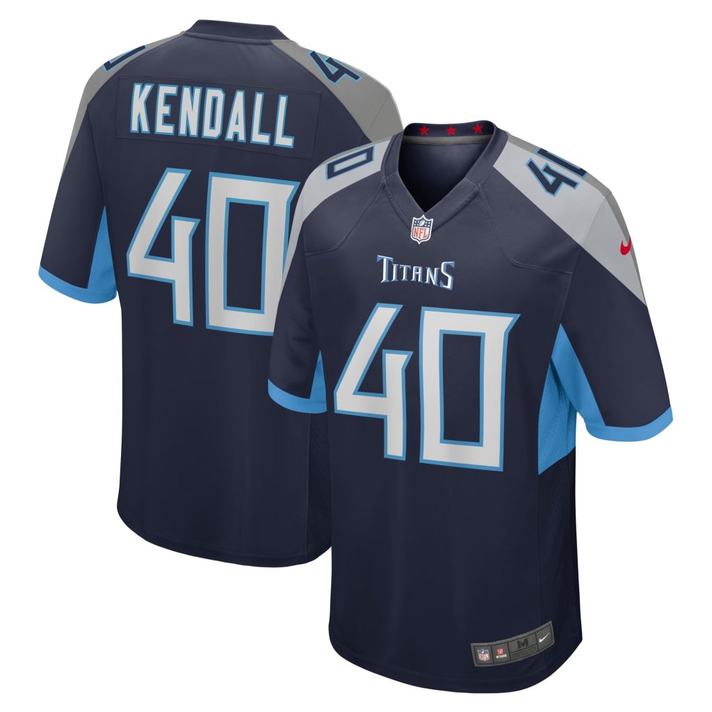 Anthony Kendall Tennessee Titans Nike Team Game Jersey -  Navy