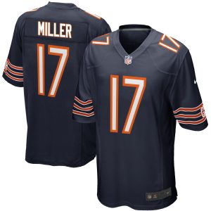Men's Chicago Bears Anthony Miller Nike Navy Game Player Jersey