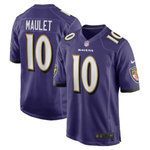 Arthur Maulet Baltimore Ravens Nike  Game Jersey -  Purple