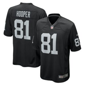 Austin Hooper Las Vegas Raiders Nike Team Game Jersey -  Black