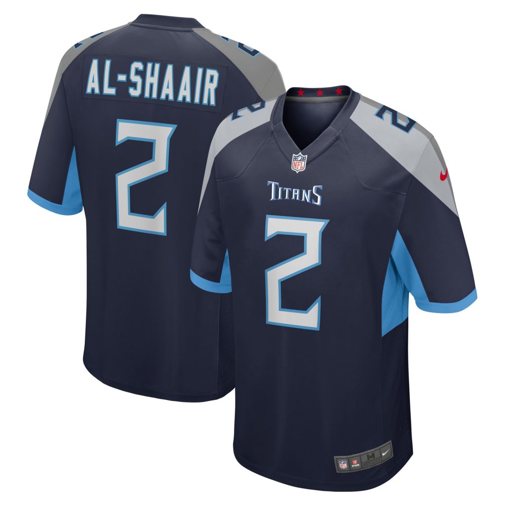 Azeez Al-Shaair Tennessee Titans Nike Team Game Jersey - Navy