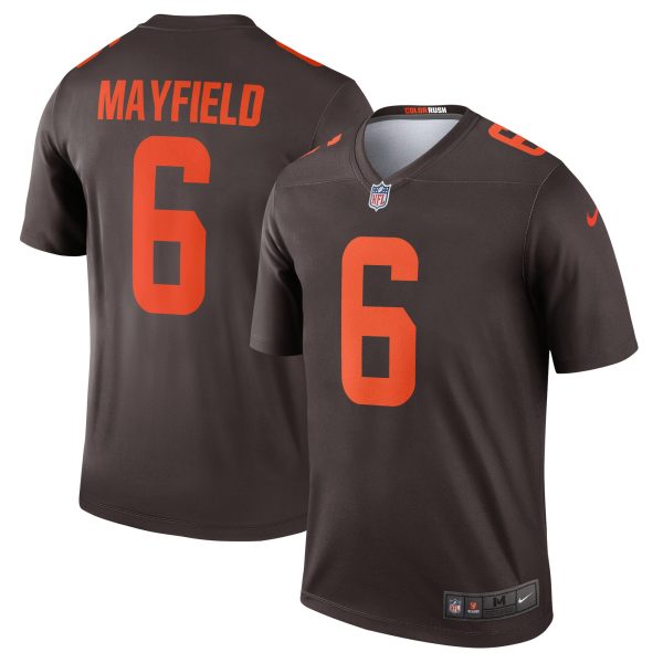 Men's Nike Baker Mayfield Brown Cleveland Browns Alternate Legend Jersey