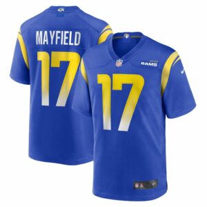 Men's Los Angeles Rams Baker Mayfield Nike Royal Game Player Jersey