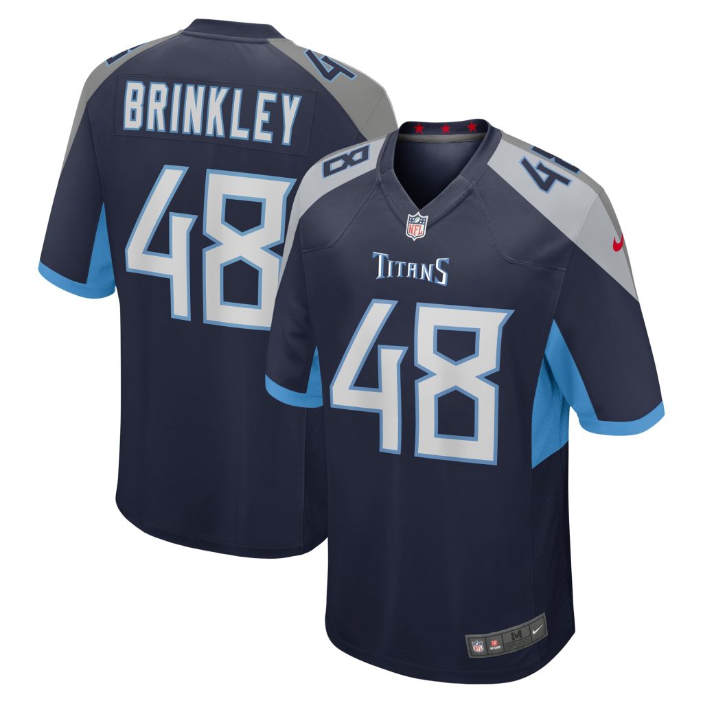 Beau Brinkley Tennessee Titans Nike Game Jersey - Navy