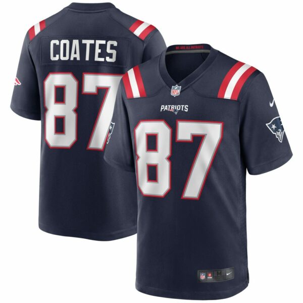 Men's New England Patriots Ben Coates Nike Navy Game Retired Player Jersey