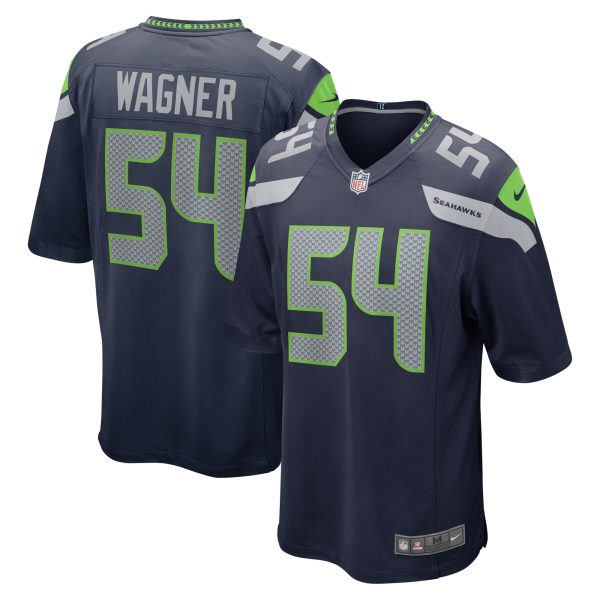 Men's Seattle Seahawks Bobby Wagner Nike College Navy Game Jersey