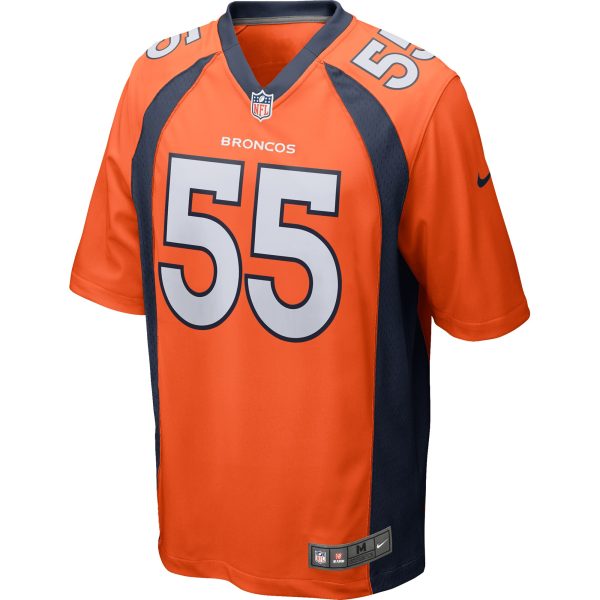 Men's Denver Broncos Bradley Chubb Nike Orange Game Jersey