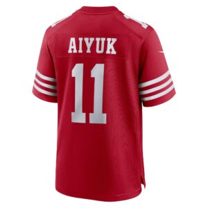 Brandon Aiyuk San Francisco 49ers Nike Super Bowl LVIII Game Jersey - Scarlet