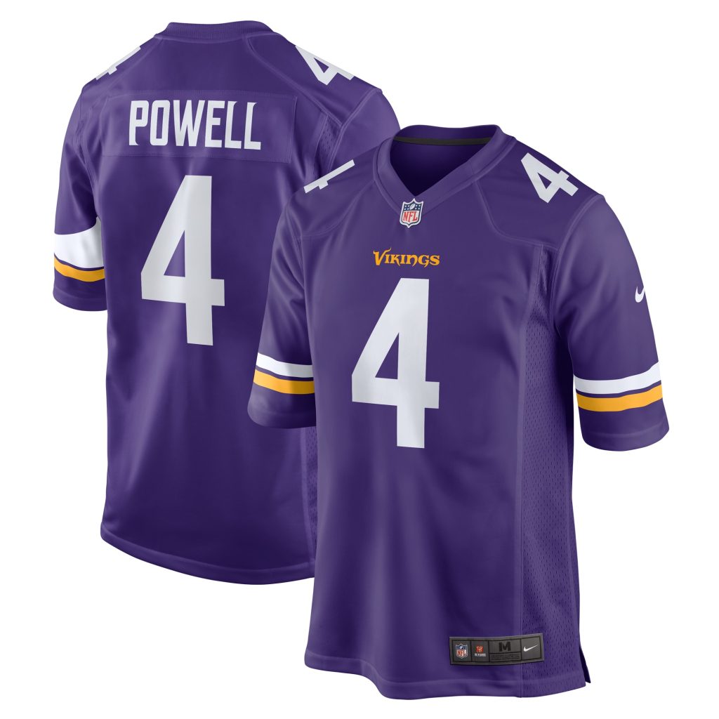 Brandon Powell Minnesota Vikings Nike  Game Jersey -  Purple