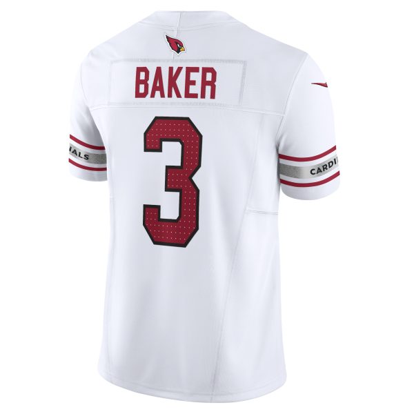 Men's Arizona Cardinals Budda Baker Nike White Vapor F.U.S.E. Limited Jersey