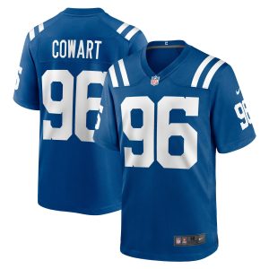 Men's Indianapolis Colts Byron Cowart Nike Royal Game Player Jersey