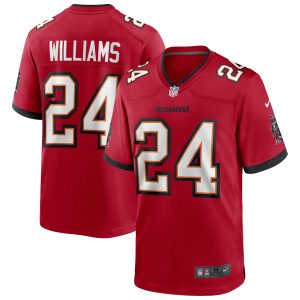 Men's Tampa Bay Buccaneers Cadillac Williams Nike Red Game Retired Player Jersey