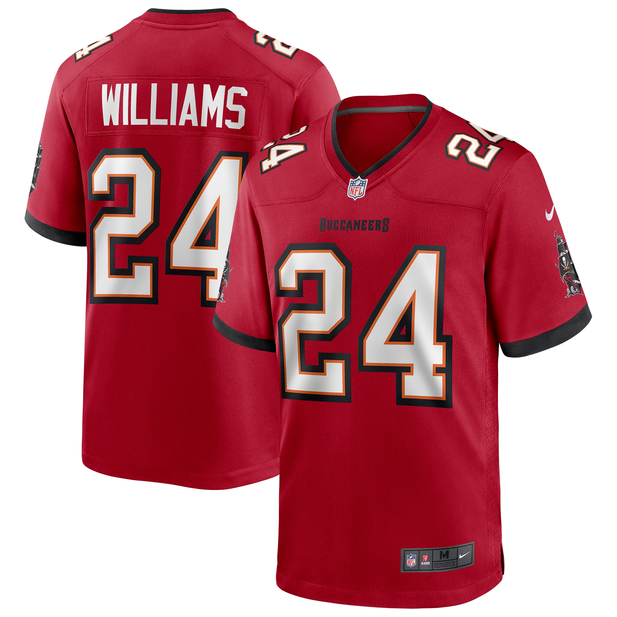 Men's Tampa Bay Buccaneers Cadillac Williams Nike Red Game Retired ...