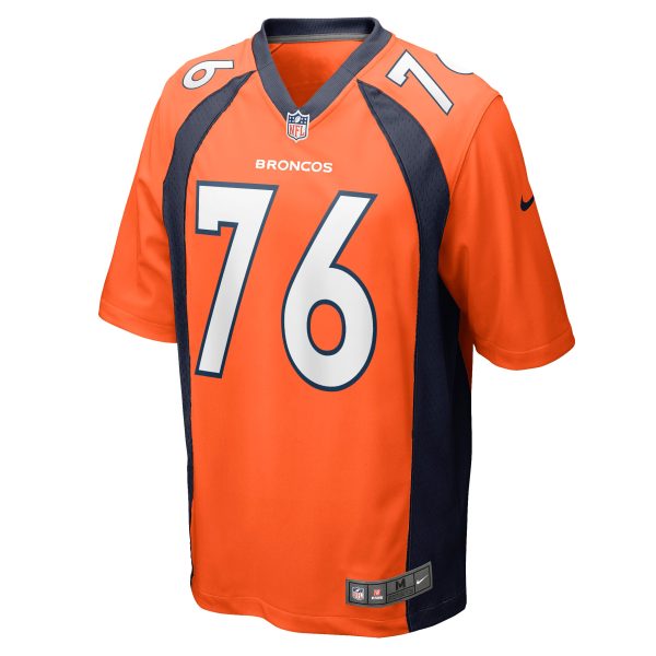 Men's Denver Broncos Calvin Anderson Nike Orange Game Jersey