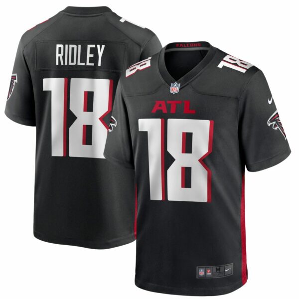 Men's Atlanta Falcons Calvin Ridley Nike Black Game Player Jersey