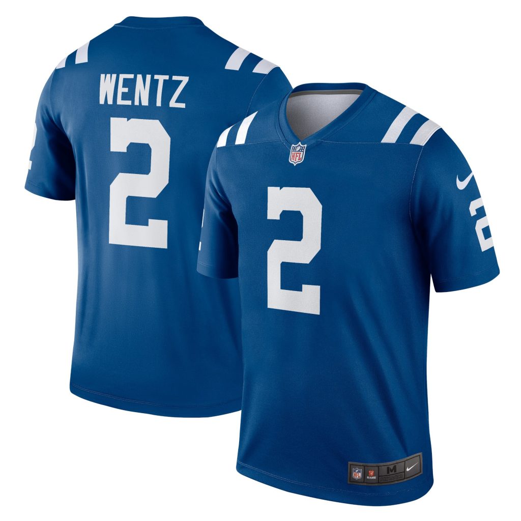 Men's Indianapolis Colts Carson Wentz Nike Royal Legend Jersey