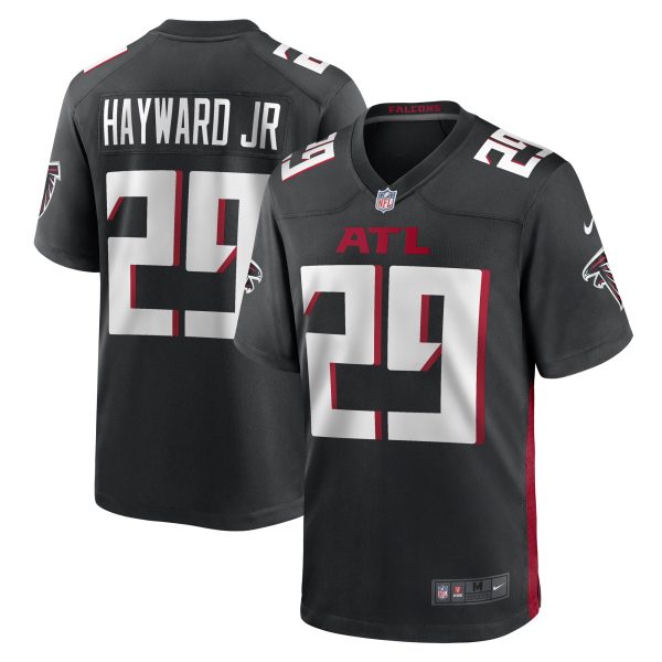 Men's Atlanta Falcons Casey Hayward Nike Black Game Player Jersey