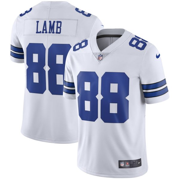 Men's Dallas Cowboys CeeDee Lamb Nike White Vapor Limited Jersey