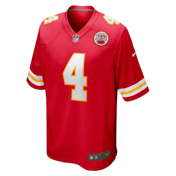Men's Kansas City Chiefs Chad Henne Nike Red Game Jersey