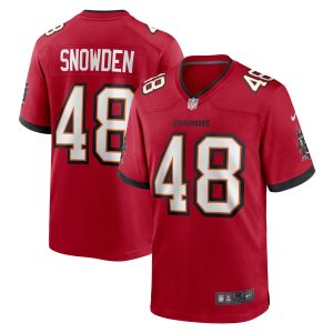 Men's Tampa Bay Buccaneers Charles Snowden Nike Red Home Game Player Jersey