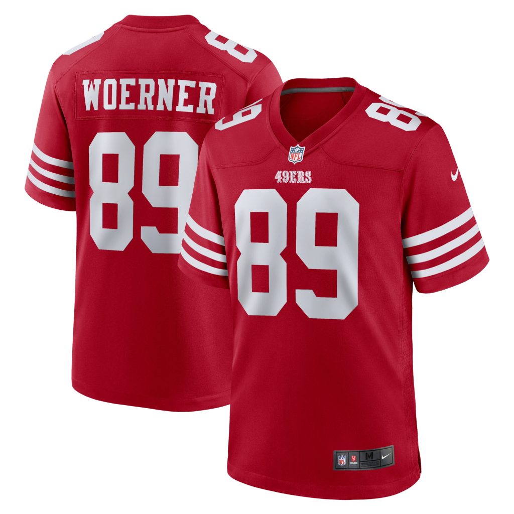 Charlie Woerner San Francisco 49ers Nike  Game Jersey -  Scarlet