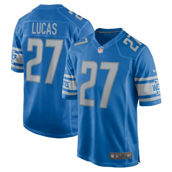 Chase Lucas Detroit Lions Nike Team Game Jersey -  Blue