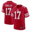 Men's San Francisco 49ers Chris Conley Nike Scarlet Game Jersey