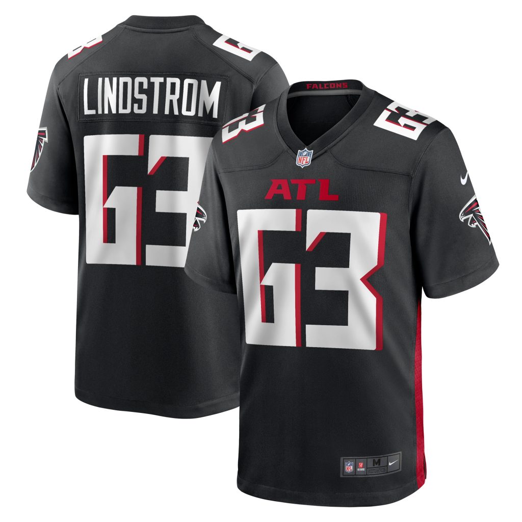 Chris Lindstrom Atlanta Falcons Nike Team Game Jersey -  Black