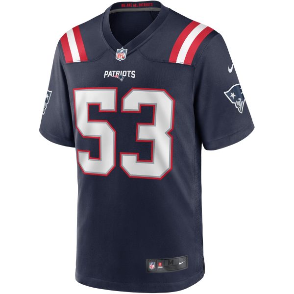 Men's New England Patriots Chris Slade Nike Navy Game Retired Player Jersey