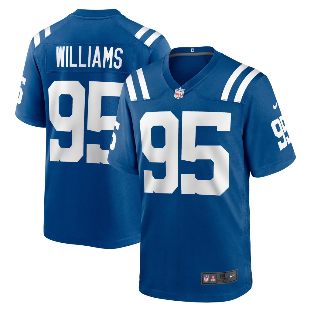 Men's Indianapolis Colts Chris Williams Nike Royal Game Player Jersey