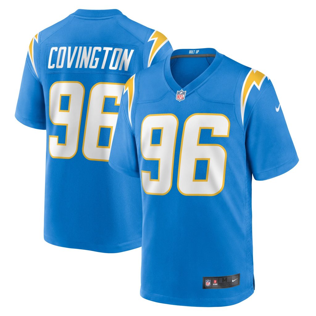 Christian Covington Los Angeles Chargers Nike Team Game Jersey -  Powder Blue