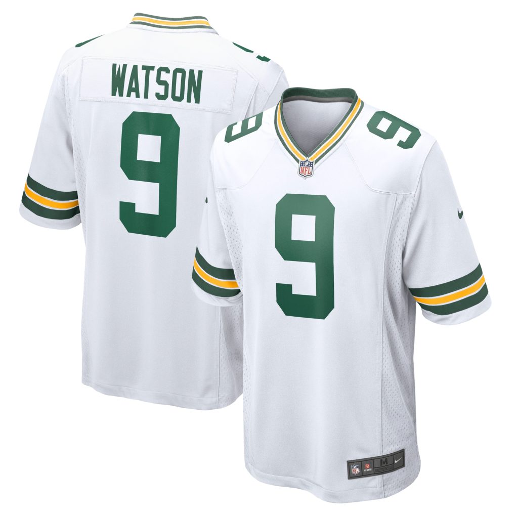 Men's Green Bay Packers Christian Watson Nike White  Game Jersey