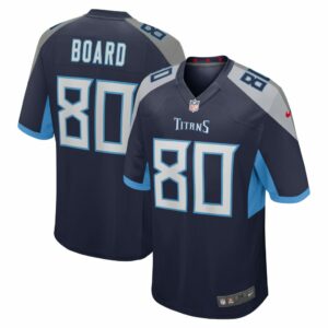 Men's Tennessee Titans C.J. Board Nike Navy Home Game Player Jersey