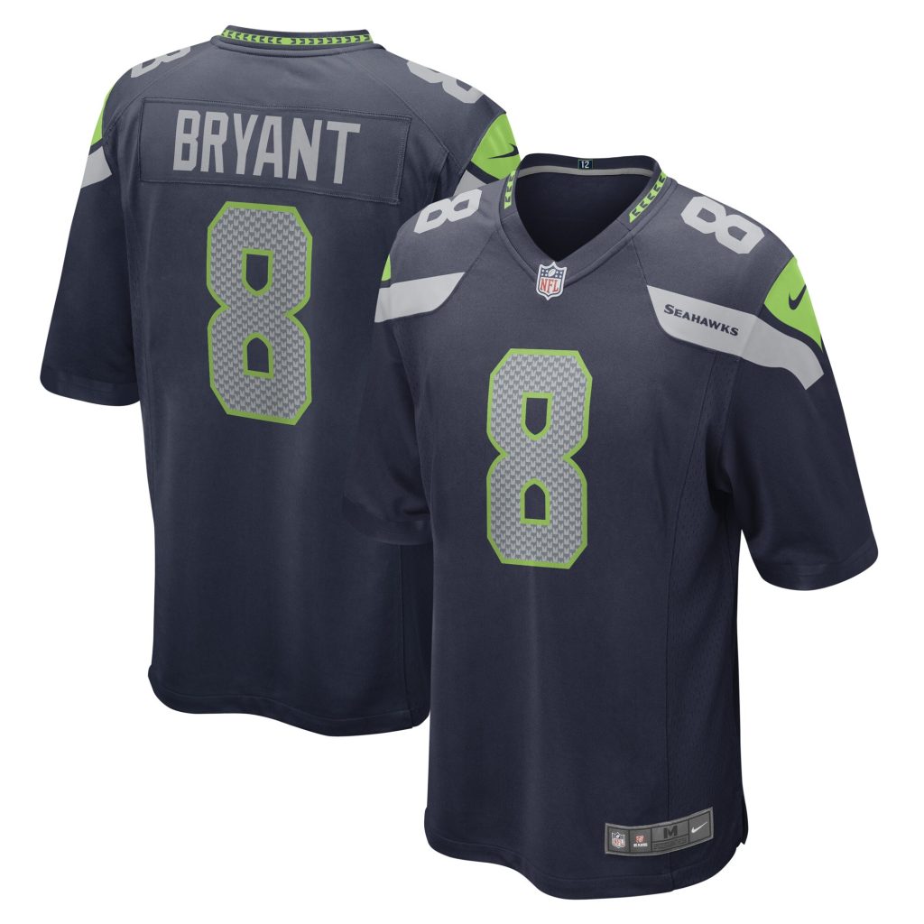 Men's Seattle Seahawks Coby Bryant Nike College Navy Game Player Jersey