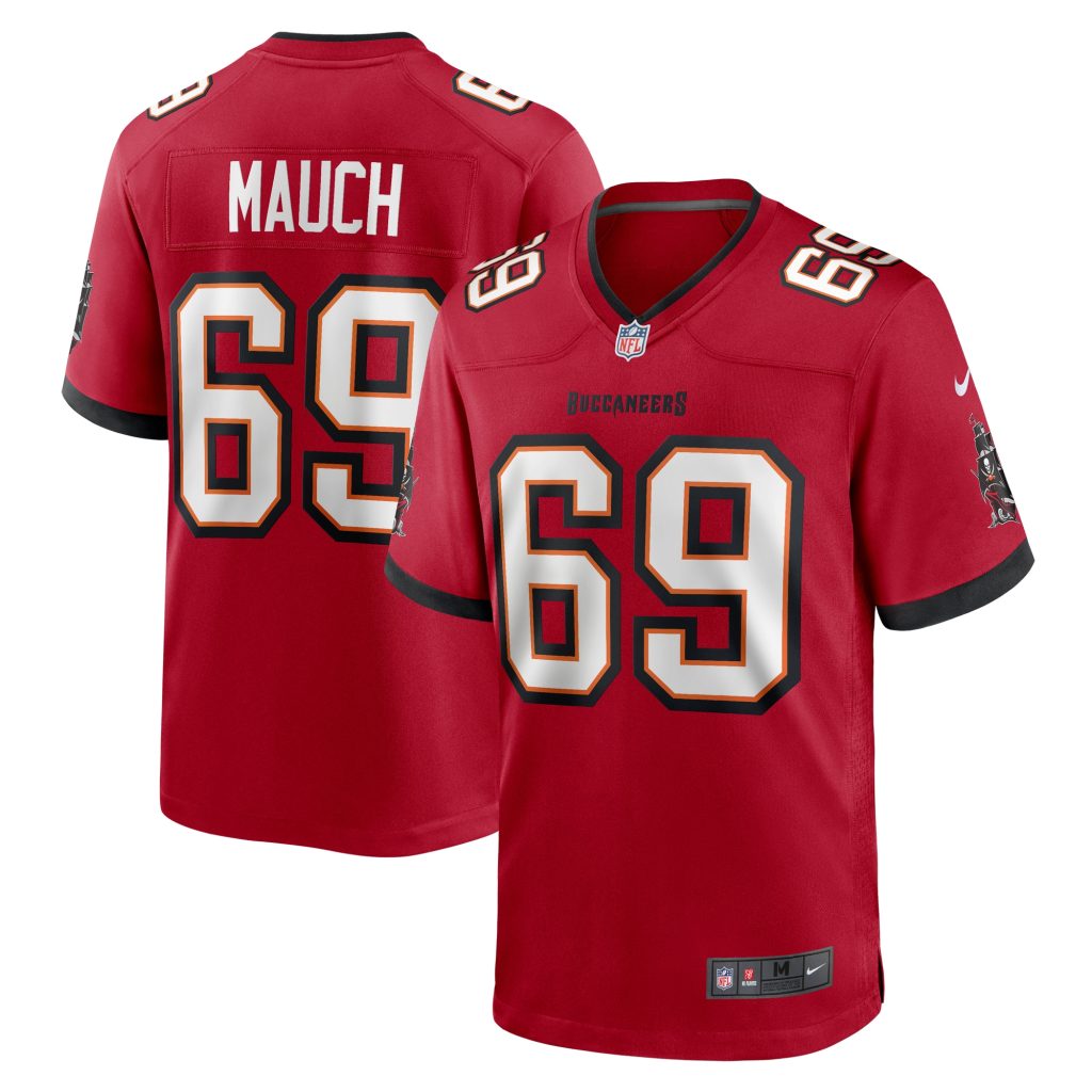 Cody Mauch Tampa Bay Buccaneers Nike  Game Jersey -  Red