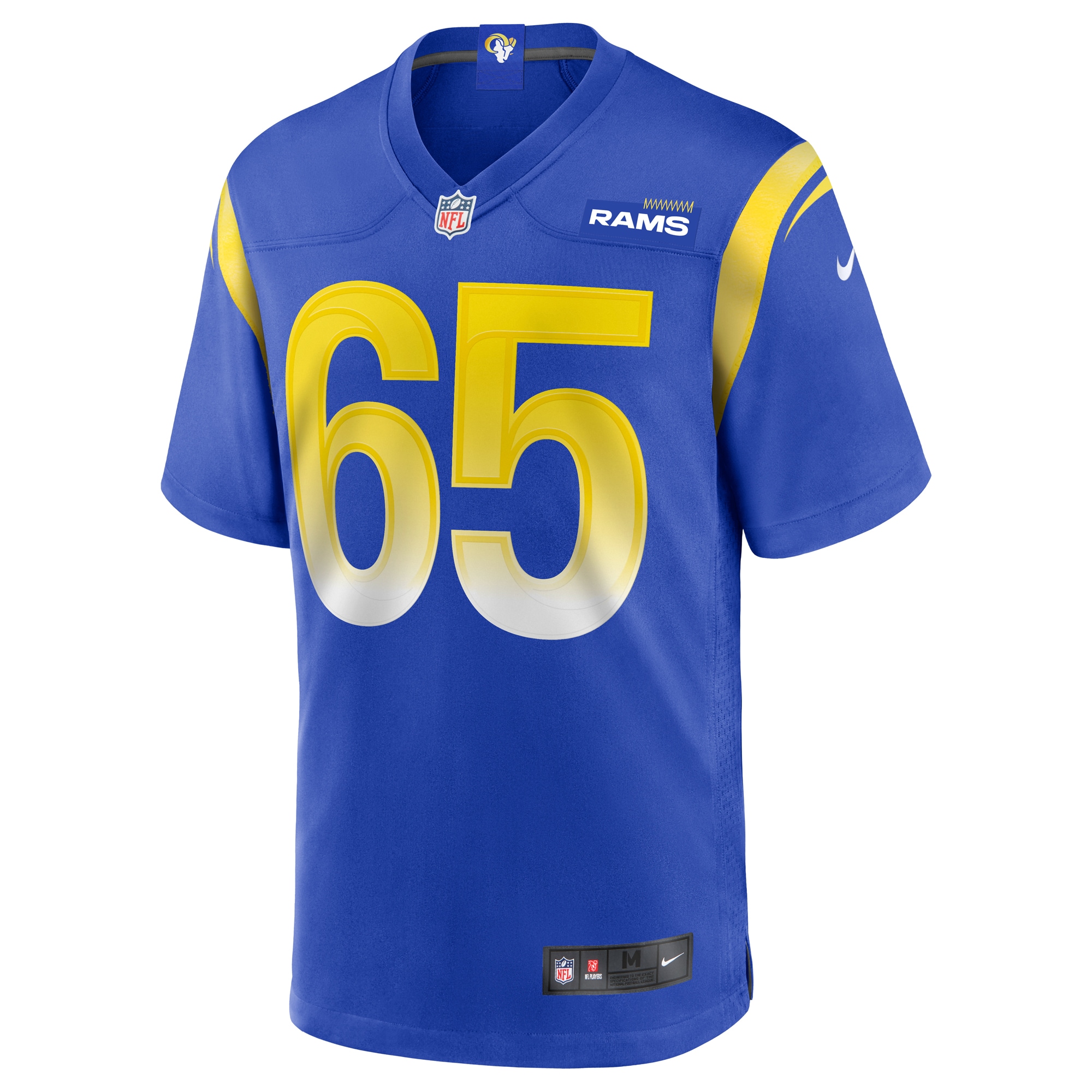 Men's Los Angeles Rams Coleman Shelton Nike Royal Game Jersey