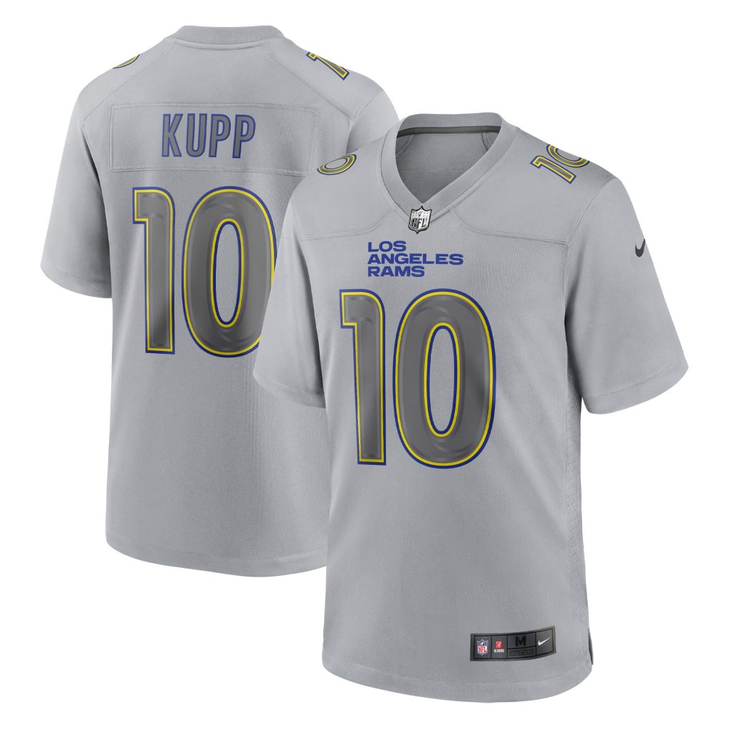Men's Los Angeles Rams Cooper Kupp Nike Gray Atmosphere Fashion Game Jersey