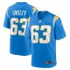 Men's Los Angeles Chargers Corey Linsley Nike Powder Blue Game Player Jersey