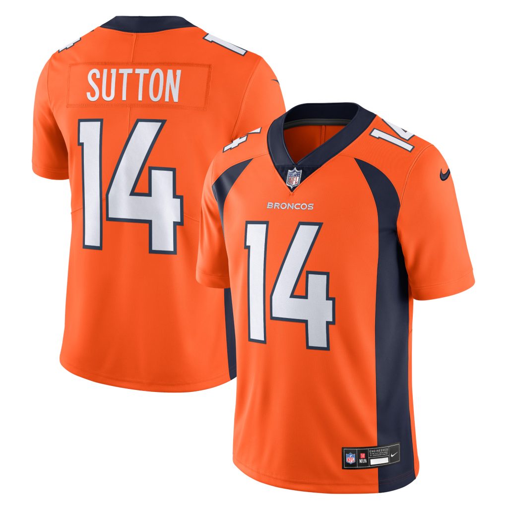Men's Denver Broncos Courtland Sutton Nike Orange  Vapor Untouchable Limited Jersey