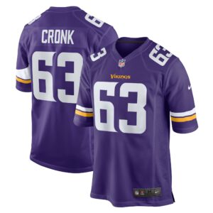 Coy Cronk Minnesota Vikings Nike Team Game Jersey -  Purple