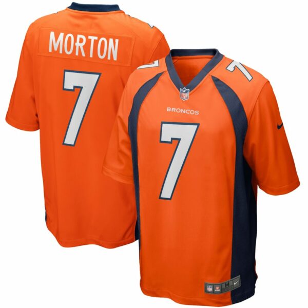 Men's Denver Broncos Craig Morton Nike Orange Game Retired Player Jersey