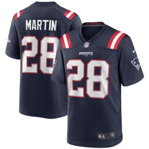 Men's New England Patriots Curtis Martin Nike Navy Game Retired Player Jersey