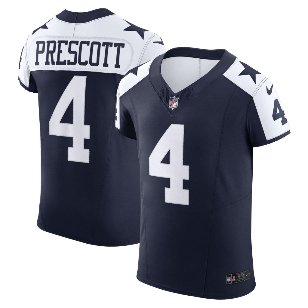 Dak Prescott Dallas Cowboys Nike Alternate Vapor F.U.S.E. Elite Jersey - Navy