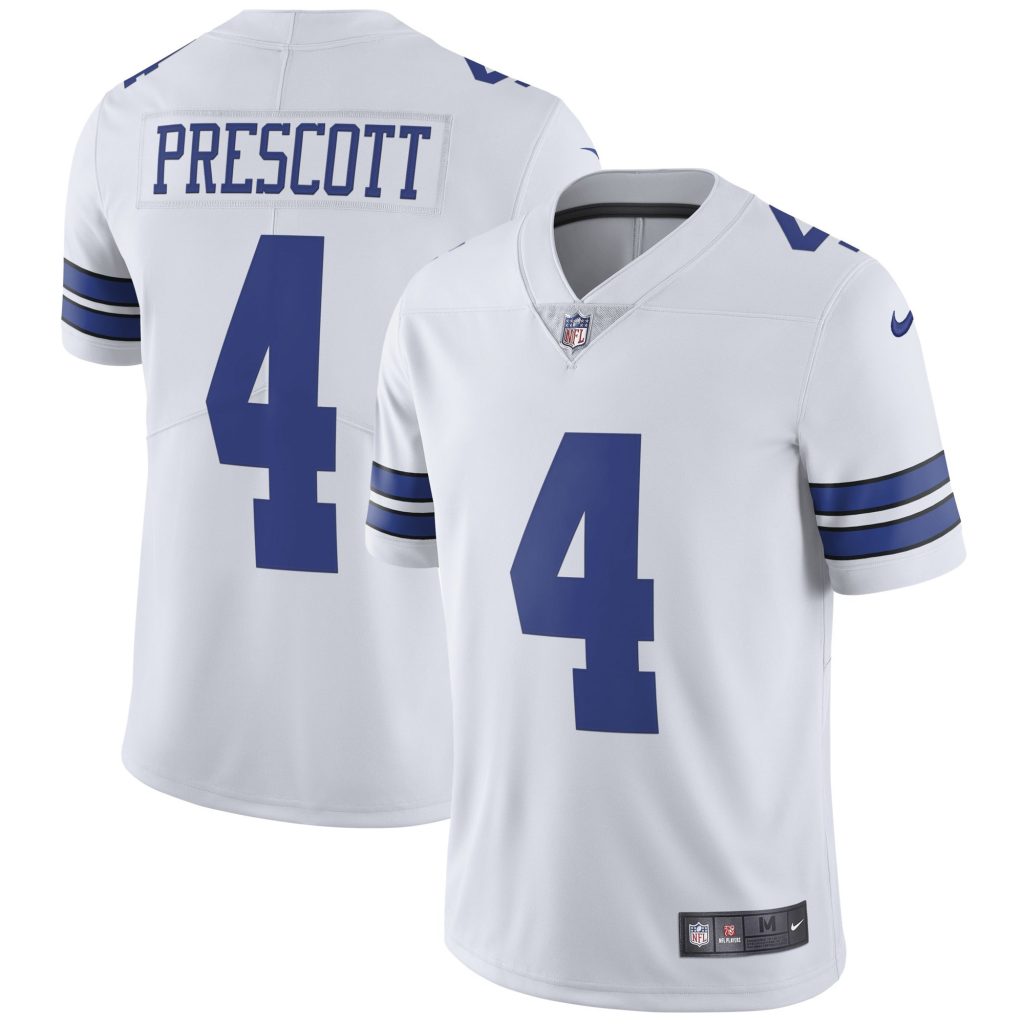 Men's Nike Dak Prescott White Dallas Cowboys Vapor Untouchable Limited Player Jersey