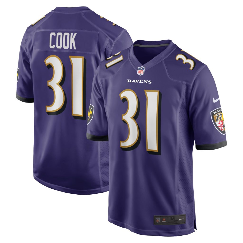 Dalvin Cook Baltimore Ravens Nike  Game Jersey -  Purple