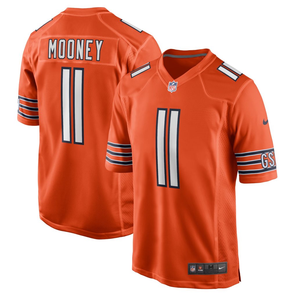 Men's Chicago Bears Darnell Mooney Nike Orange Alternate Game Player Jersey