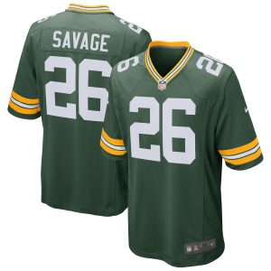 Men's Green Bay Packers Darnell Savage Nike Green Game Jersey