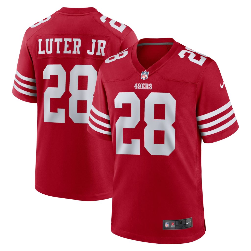 Darrell Luter Jr. San Francisco 49ers Nike  Game Jersey -  Scarlet
