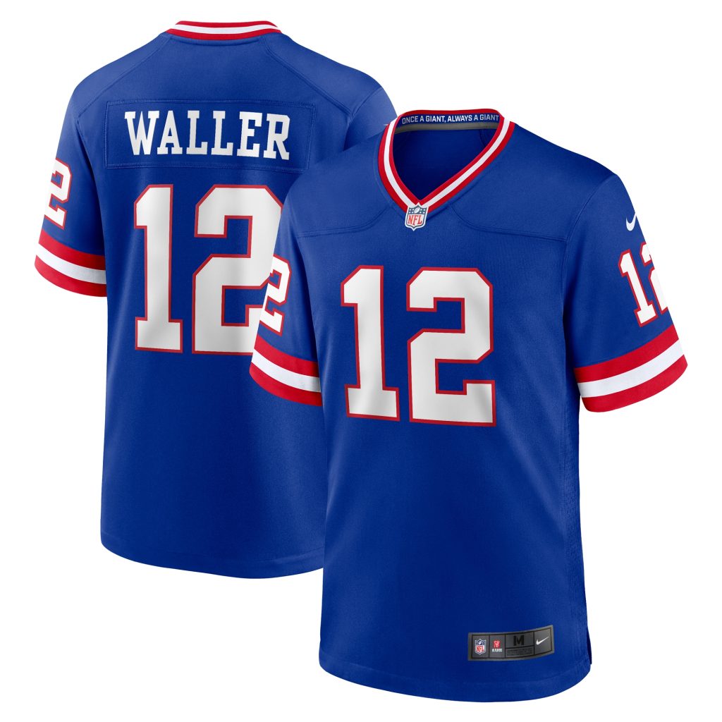 Men's New York Giants Darren Waller Nike Royal Alternate Game Jersey